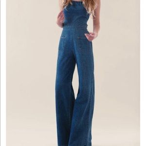 jean genie denim jumpsuit-Stoned Immaculate